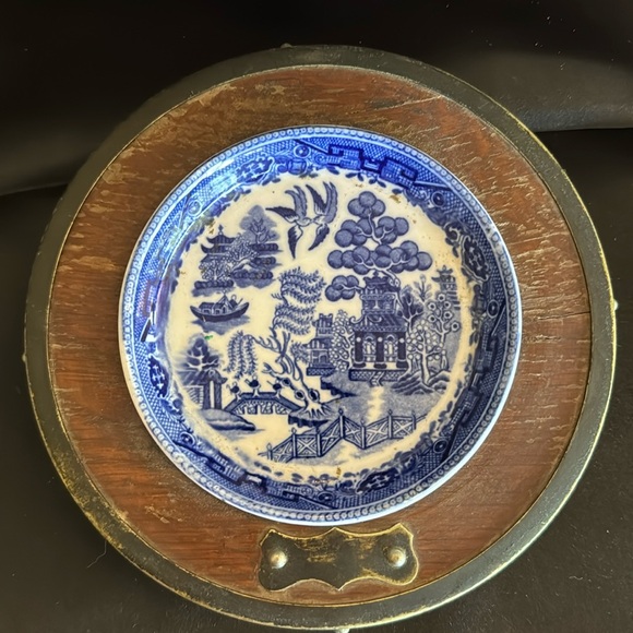 Other - Antique Willow pattern Jam / Butter dish c1910